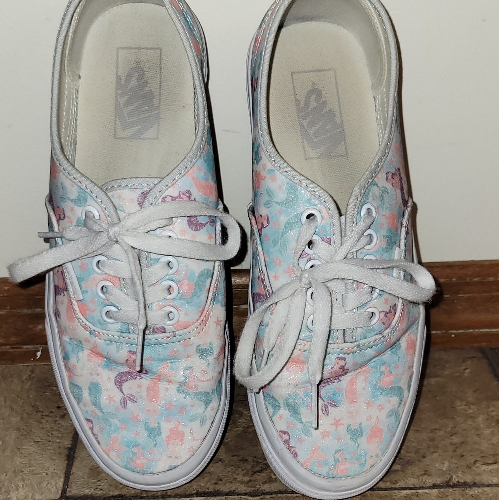 Mermaid Vans women 8/men 6.5